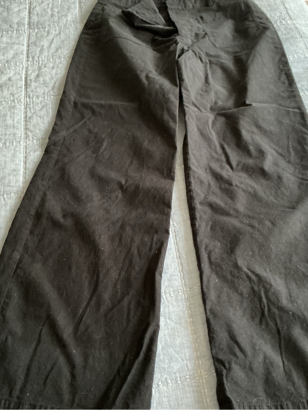 J. Crew Black Wide-Leg Women's Pants